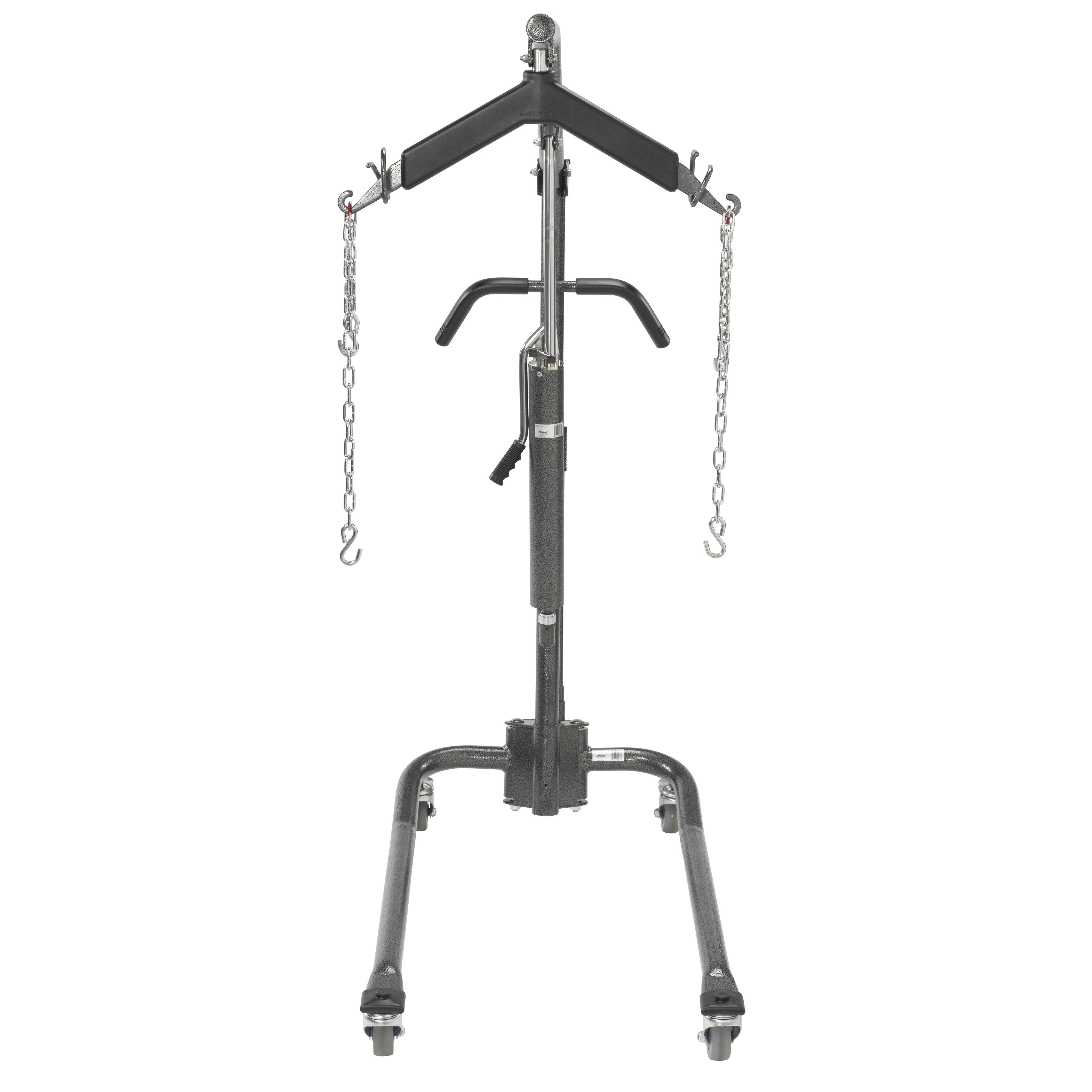 Image 26 of Manual Hydraulic Deluxe Chrome Plated Patient Lift with Six Point Cradle