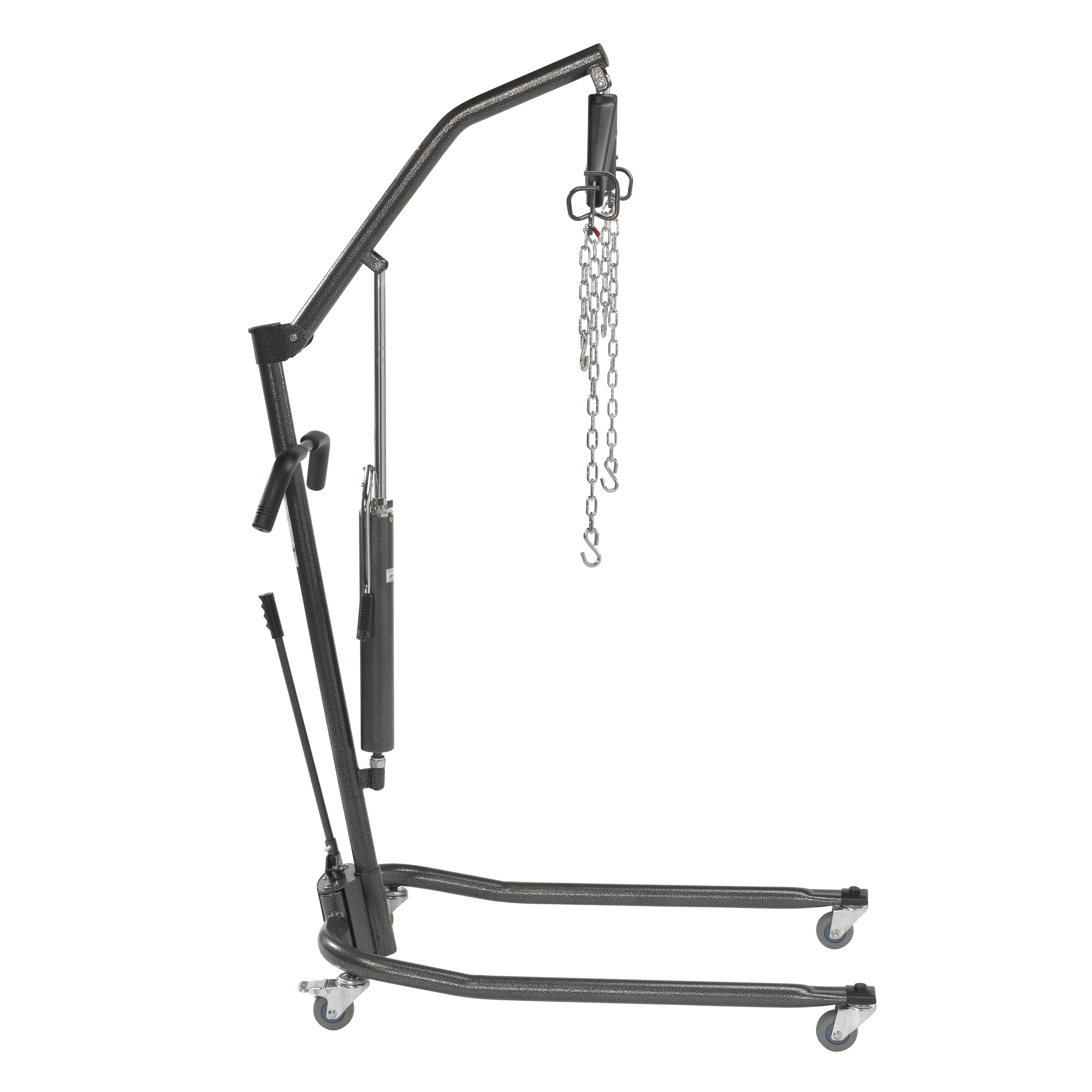 Image 28 of Manual Hydraulic Deluxe Chrome Plated Patient Lift with Six Point Cradle