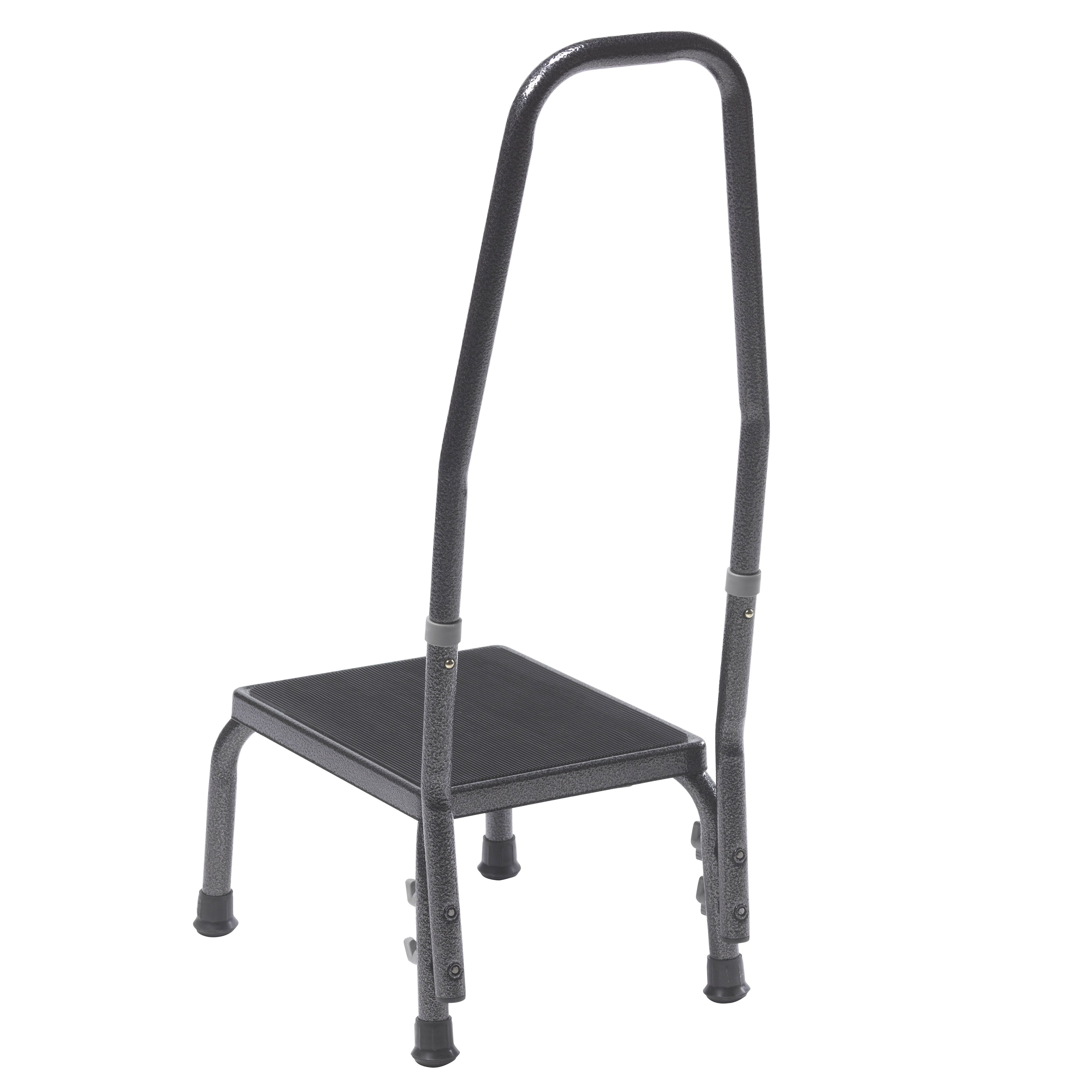 Image 5 of Drive Metal Footstool with Non Skid Rubber Platform