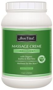 Organic Massage Lotion Gallon Jar