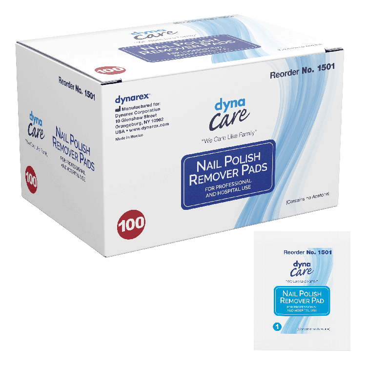 Dynarex Nail Polish Remover Pad