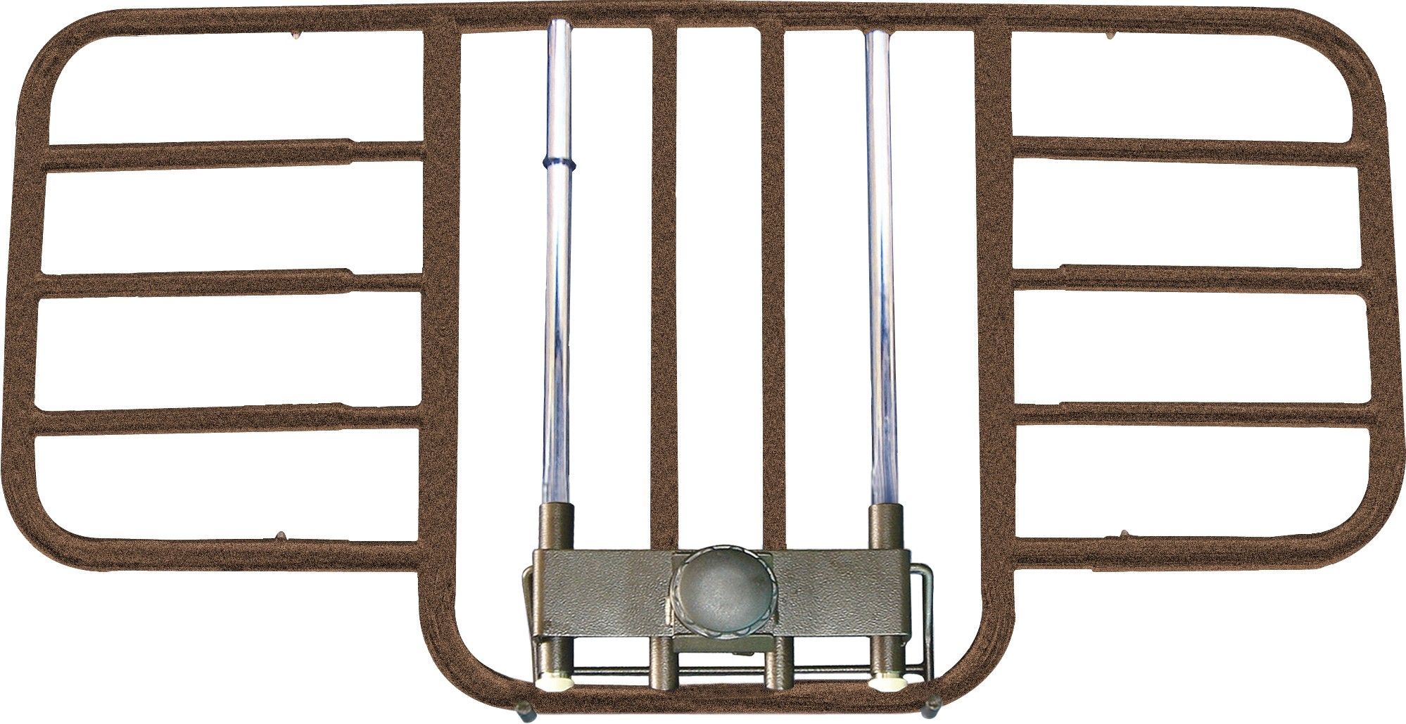 Drive Bed Rail Half Length Tool Free Adjustable Width with Brown Vein Finish