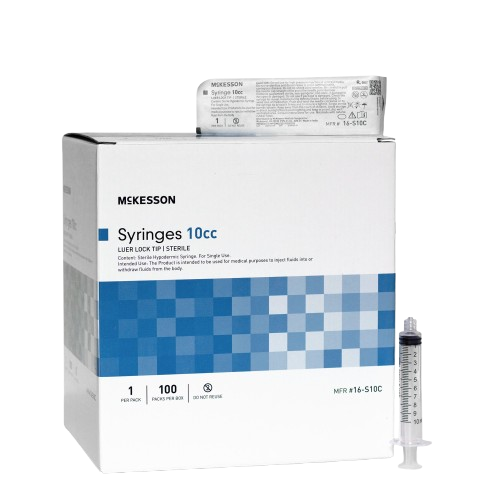 10 mL McKesson General Purpose Syringes with Luer Lock Tip