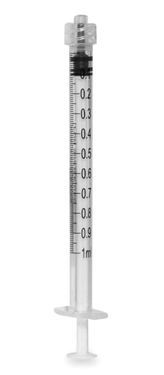 1 mL Luer Lock Tip Syringe