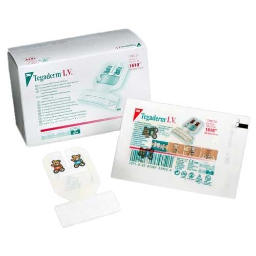 Image 4 of 3M Tegaderm IV Transparent Film Dressings with Border - Rectangle, Oval, Octagon