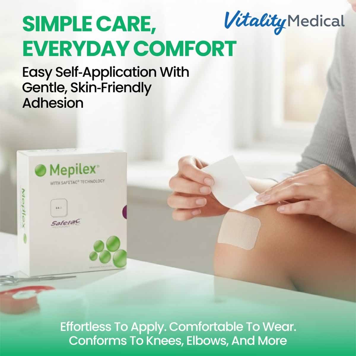 Image 9 of Molnlycke Mepilex Self-Adherent Foam Dressings