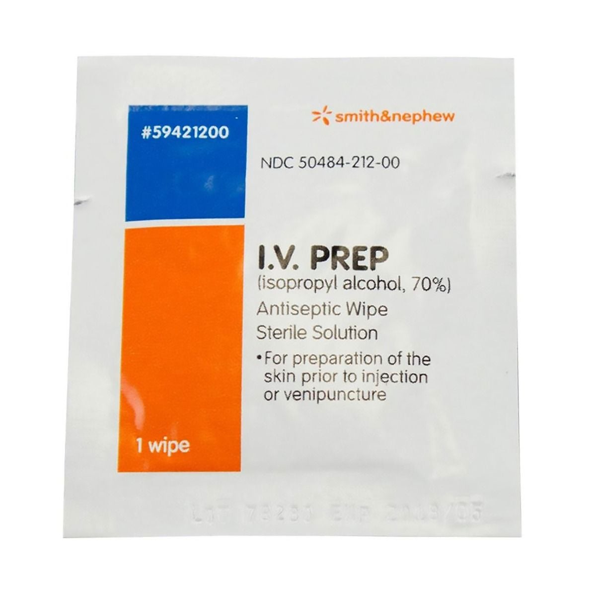 IV Prep Antiseptic Wipes - Smith & Nephew 59421200 | Vitality Medical