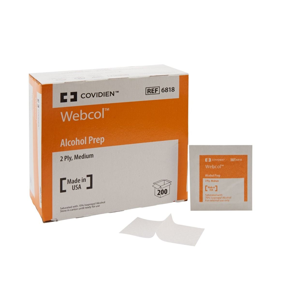 Webcol Alcohol Prep - 5033, 6818, 5110 | Vitality Medical