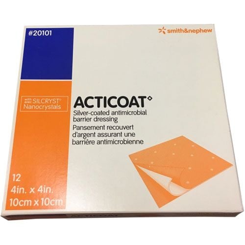 Smith and Nephew Acticoat 20101 Silver-Coated