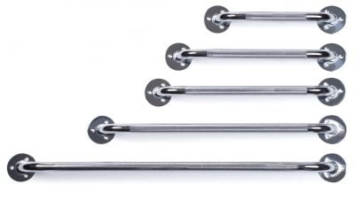 Image 1 of Lumex Chrome Grab Bar, Knurled