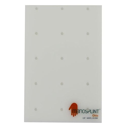 Ohio 1% Perforated Manosplint Splinting Sheet