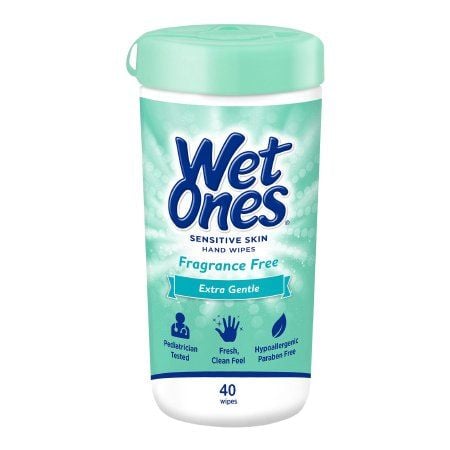 Wet Ones Sensitive Skin Hand and Face Wipes