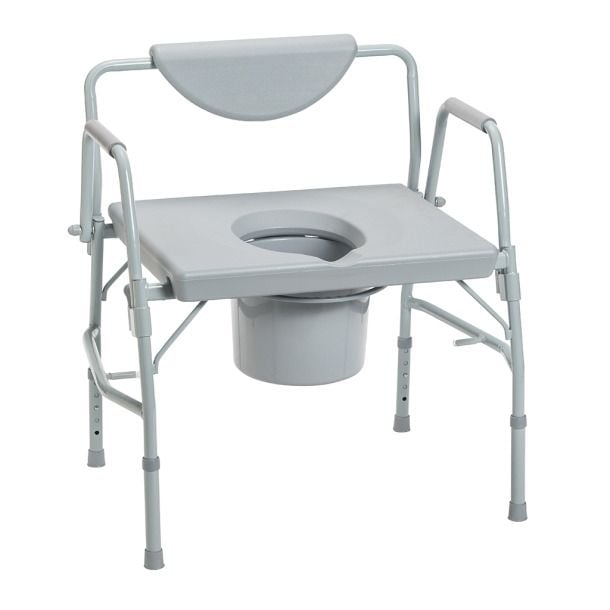 Drive Deluxe Bariatric Drop Arm Commode