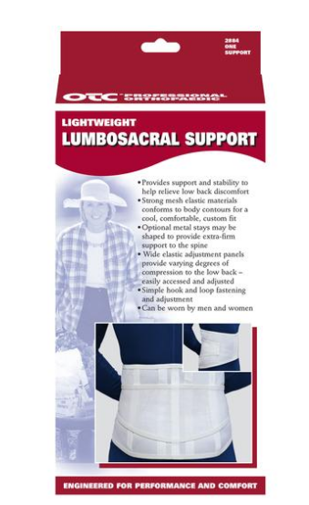 Lumbosacral Support Packaging