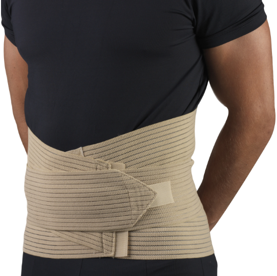 Image 1 of OTC Lumbosacral Support with Abdominal Uplift - Tan