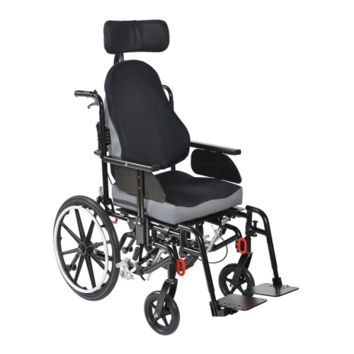 Wheelchair with cushion accessories