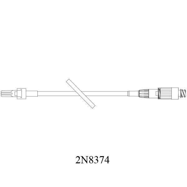 Image 3 of I.V. Catheter Extension Set With Male Luer Lock Adapter, Non-DEHP