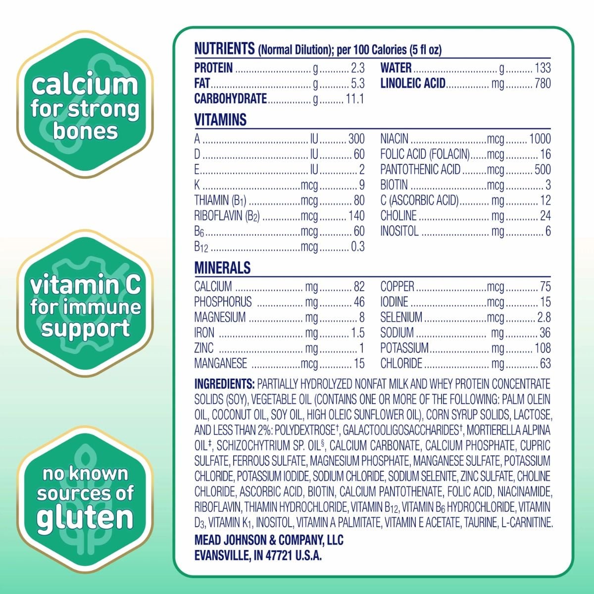 Nutrients and ingredients