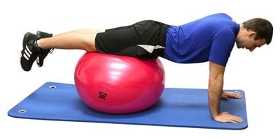 CanDo Inflatable Exercise Balls Plank