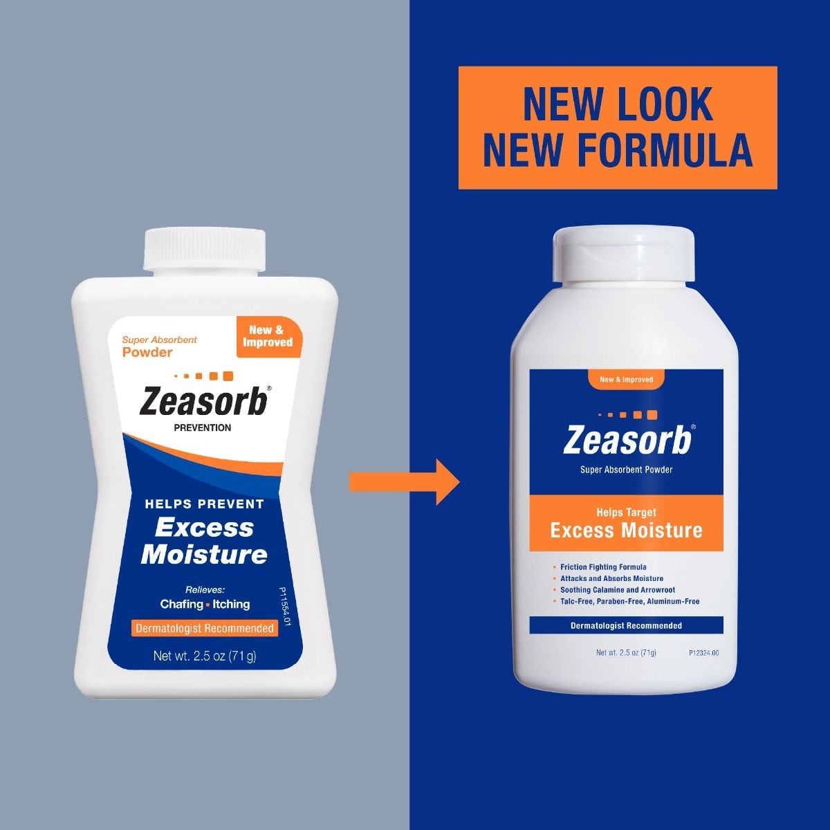 Antifungal Zeasorb® Excess Moisture 2.5 oz. Herbal Tea Scent Shaker Bottle Zea Mays (Corn) Starch, Tricalcium Phosphate, Maranta Arundinacea Root Extract, Tapioca Starch, Calamine, Water, Fragrance, Sodium Benzoate, Potassium Sorbate (30316023325)