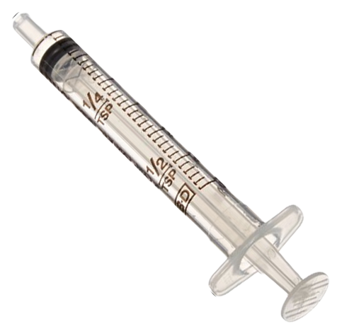 3 mL Oral Syringe - Clear