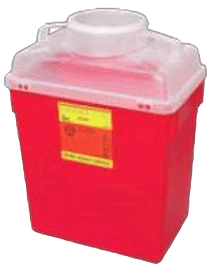 BD Stackable Sharps Container with Clear Top 305457