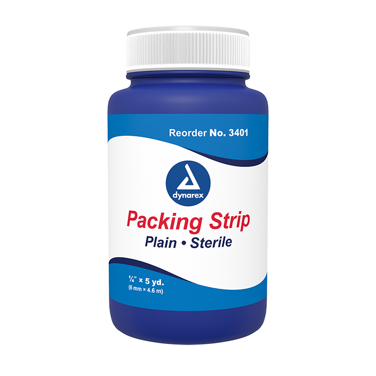 Dynarex Sterile Packing Strip Plain
