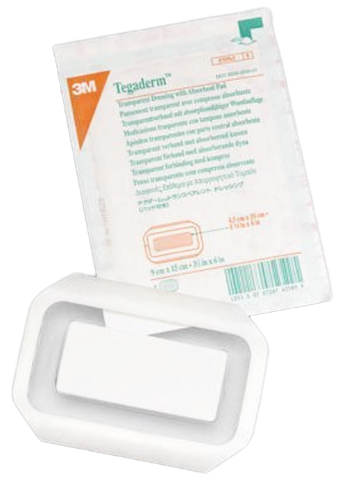 3M Tegaderm +Pad Transparent Dressing