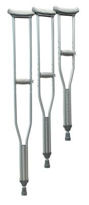 Image 1 of Universal Aluminum Crutches