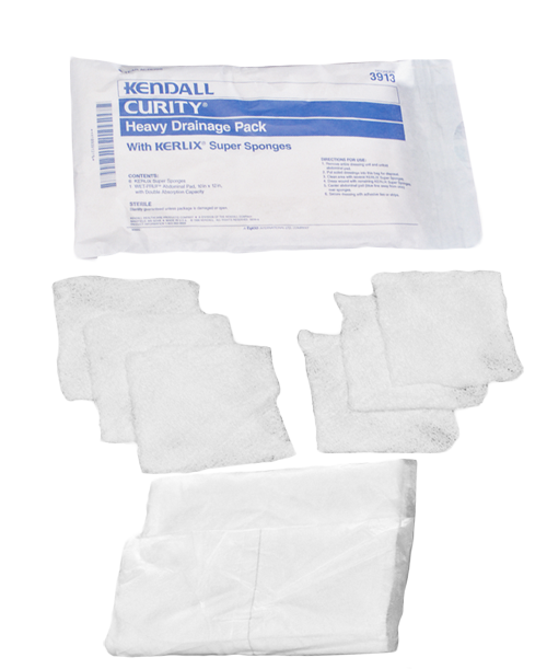 Covidien 3913 Curity 10 x 12 Inch Heavy Drainage Pack