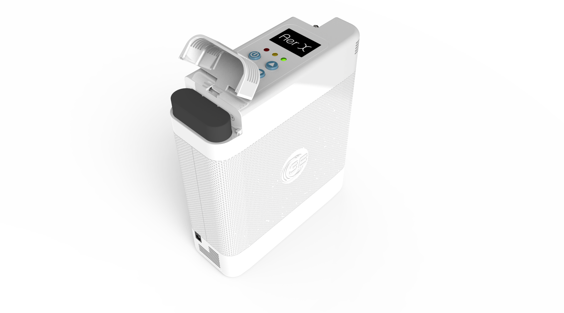 Top view with Battery Door Open
