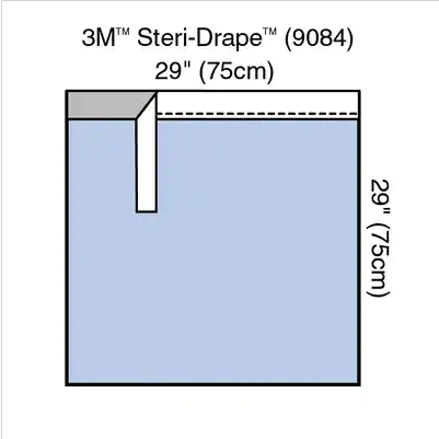 Image 1 of 3M Steri-Drape Adhesive Towel Drape