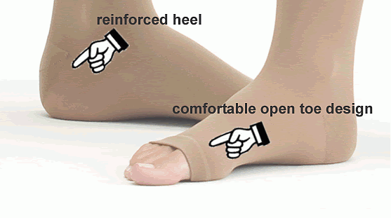 Image 2 of Mediven Plus 40-50 mmHg Compression Pantyhose, OPEN TOE