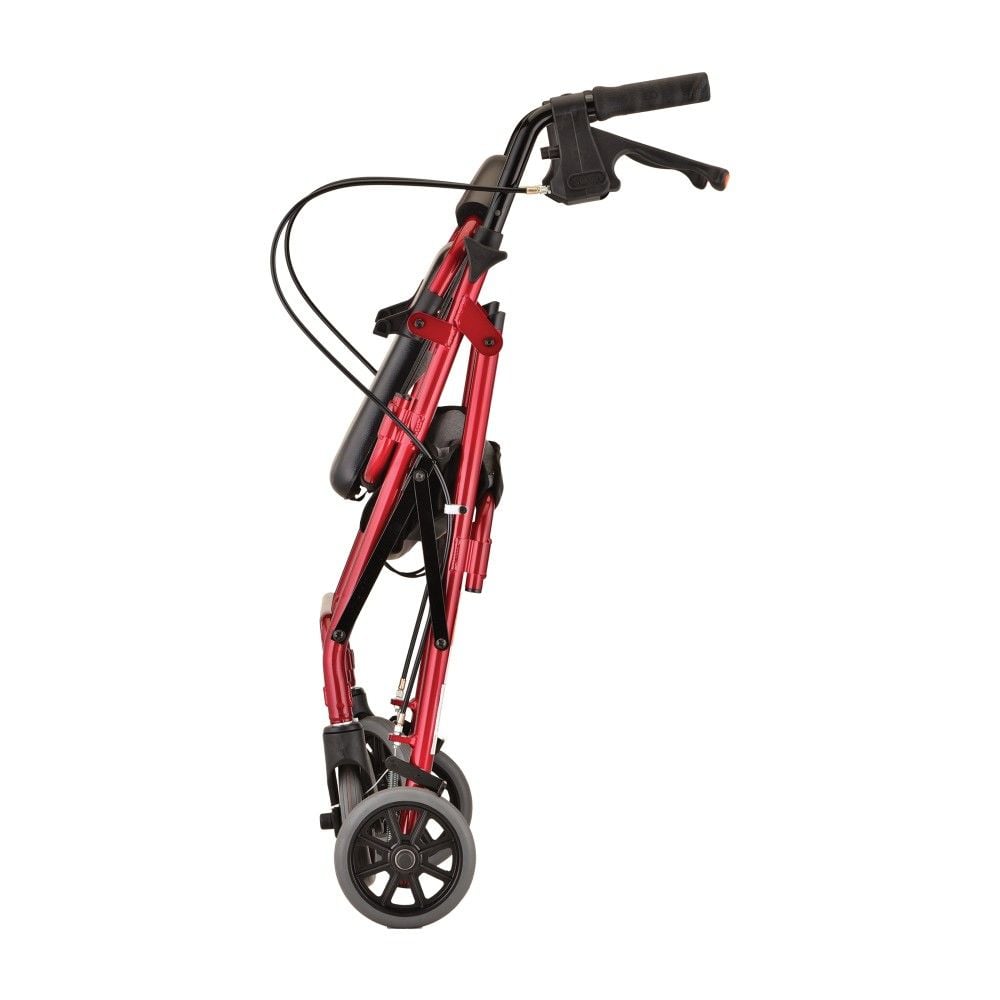 Folded Red Nova GetGo Petite Rolling Walker