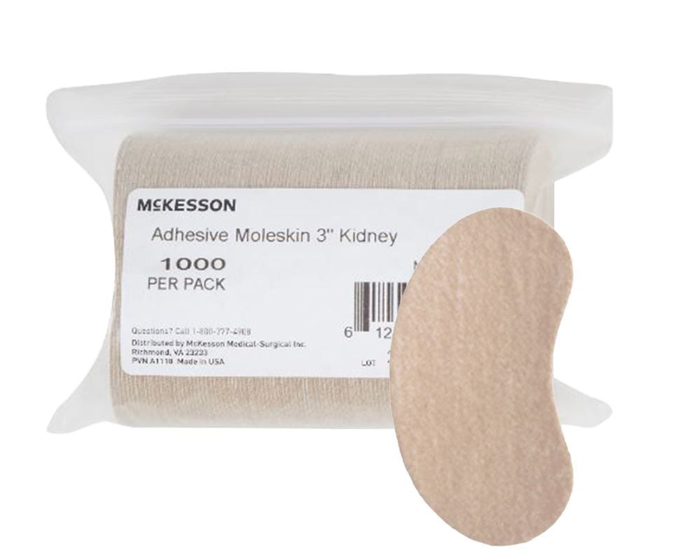 Adhesive Moleskin 3 Inch Kidney