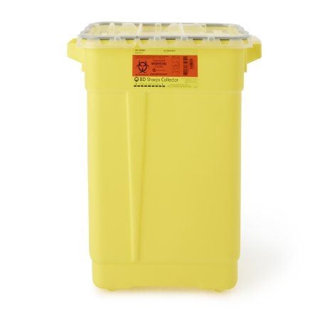 9 Gallon BD Yellow Chemotherapy Waste Container, Vertical Entry
