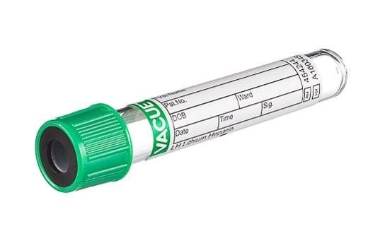 3 mL Pull Cap - Lithium Heparin, 13 x 75mm | 454244