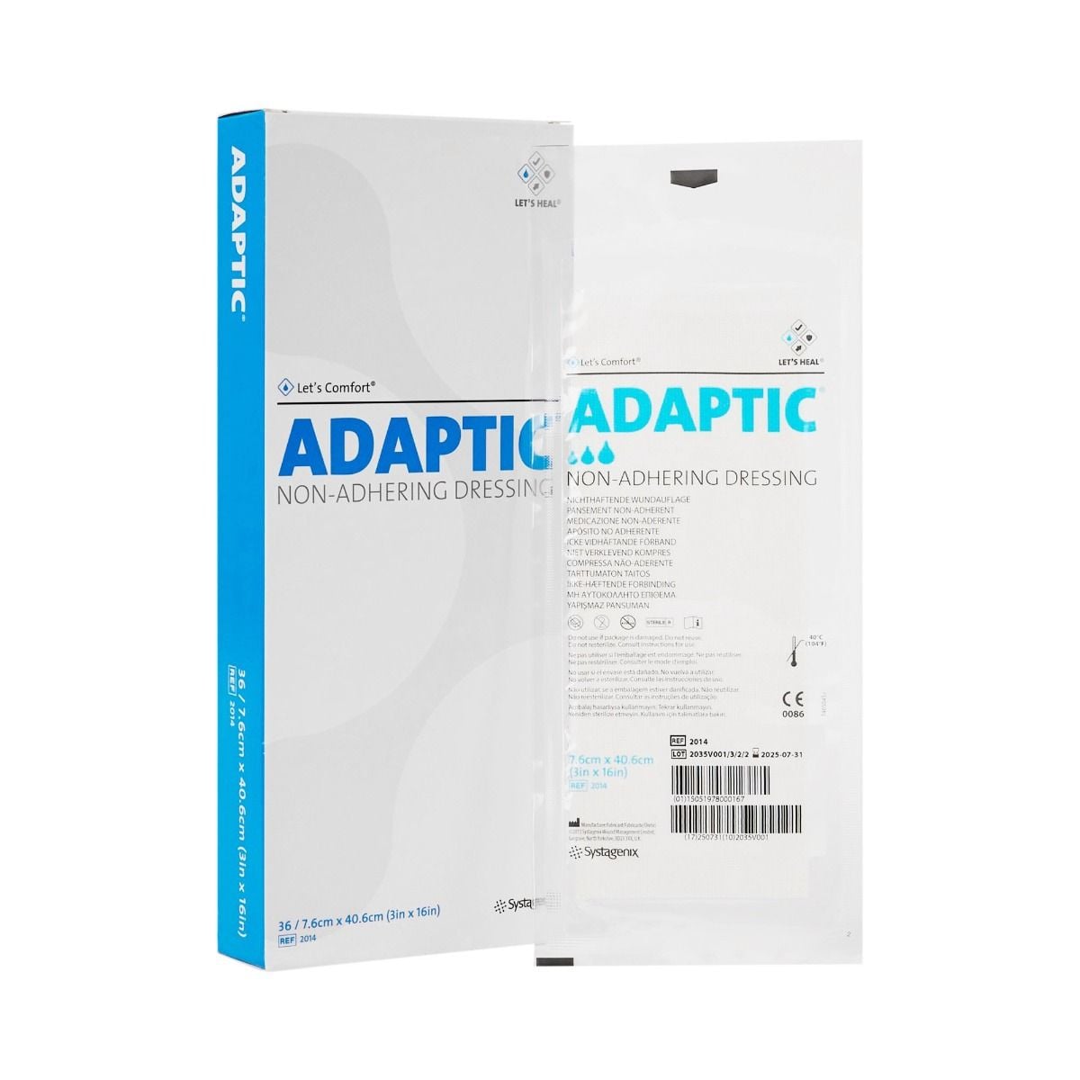 ADAPTIC Touch 3 x 16 Inch