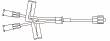 Y-Type Extension with 2 Female Luer Connectors - Small Bore (471957)