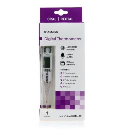 Image 1 of Digital Stick Thermometer with Fever Alert