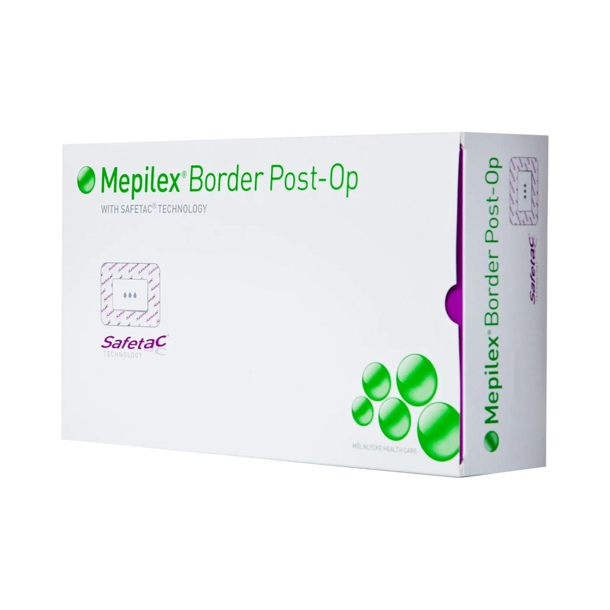 Foam Dressing Mepilex® Border Post-Op 4 X 8 Inch With Border Film Backing Silicone Adhesive Rectangle Sterile (496405)