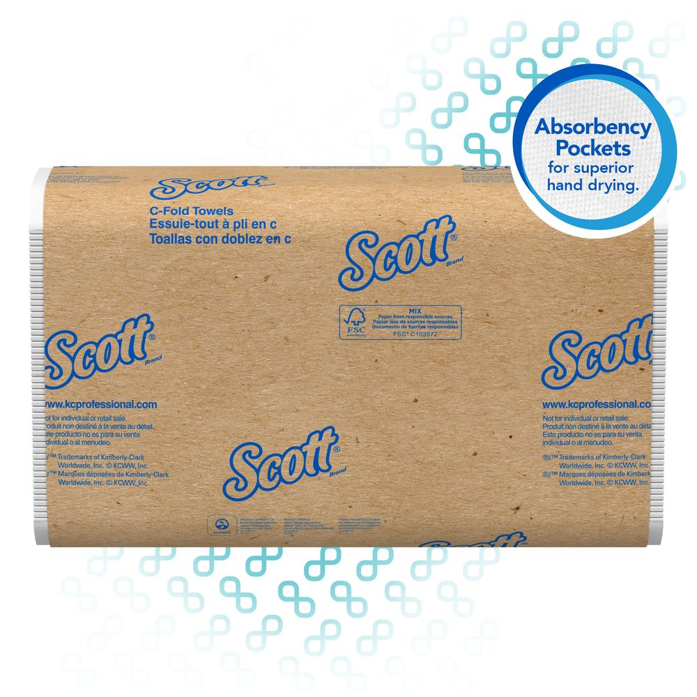 Image 5 of Scott Essential Multifold Paper Towels (C, Single & Multi-Fold)