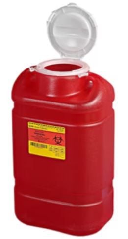 5 Gallon BD Red Sharps Container - 305491