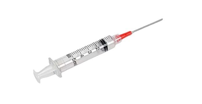 5 mL BD Luer-Lok Syringe with Blunt Fill Needle, 18 Gauge x 1-1/2 Inch - 305062