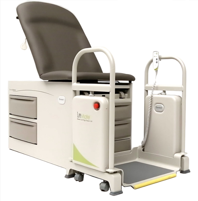 Image 6 of Brewer Access Exam Table, Drawer Heater & Pelvic Tilt - 5001