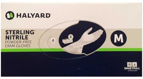 Kimberly Clark Halyard Sterling Nitrile Powder-Free Exam Gloves KC300
