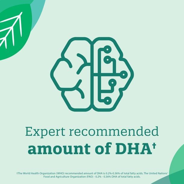 Recommended amount of DHA