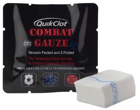 QuikClot Combat Gauze LE Hemostatic Dressing