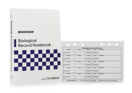 McKesson Biological Record Notebook
