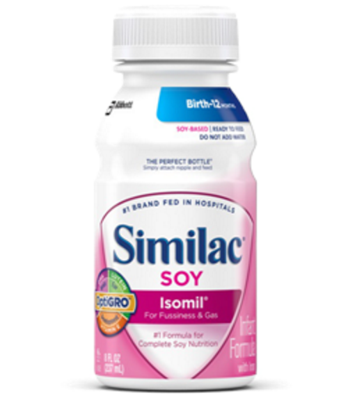 Similac Soy Isolmil 8 oz Bottle